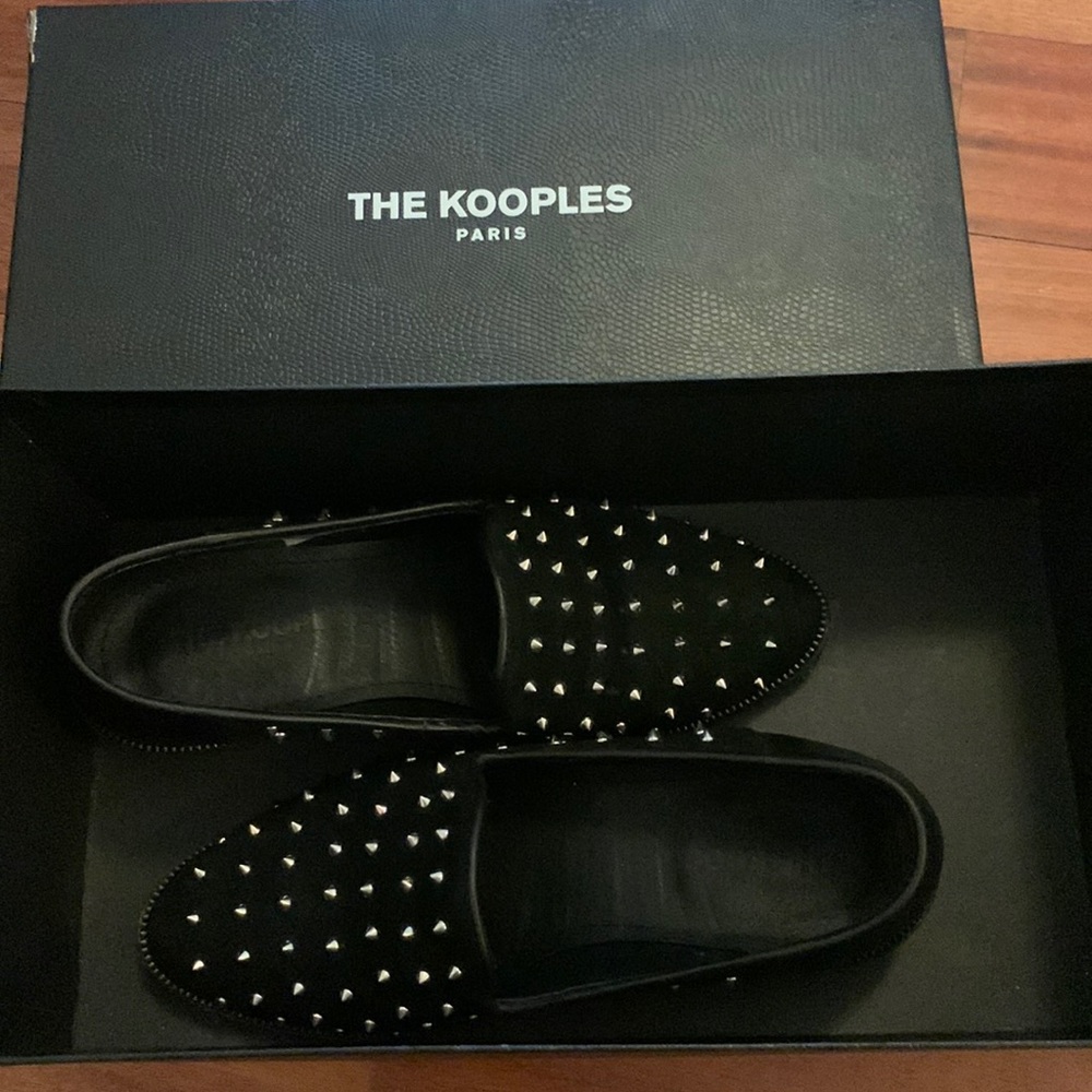 The Kooples - Suede Loafers with Studs